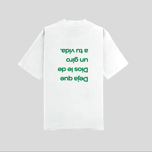 UPSIDE DOWN WHITE T-SHIRT